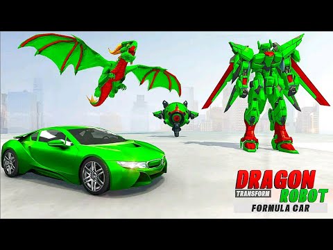 War Robot Dino Flying Car Robot Transform Games - Android iOS Gameplay