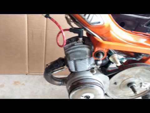 Motobecane moped original coil & spark plug wire fix