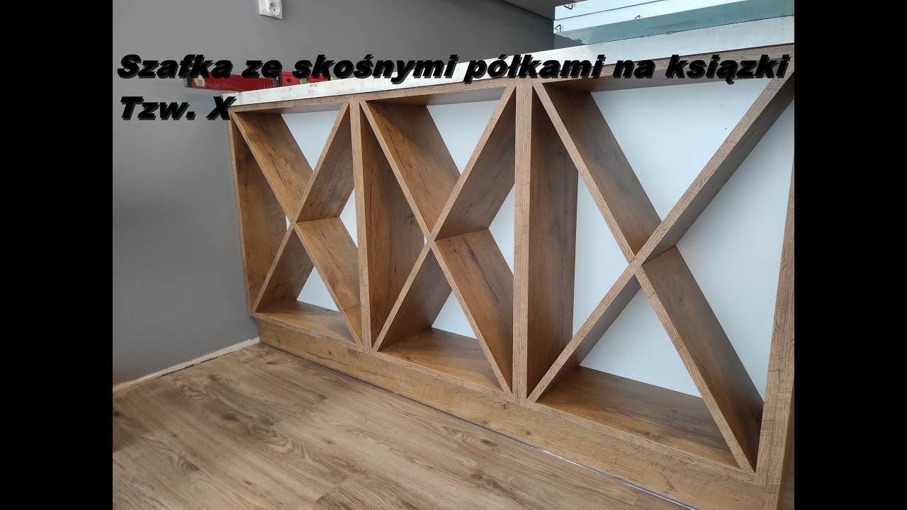 Szafki ze skośnymi półkami. Jak to wykonać!!