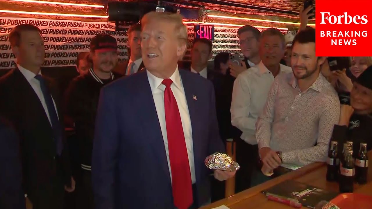 BREAKING NEWS: Trump Pays Surprise Visit To New York City 'Bitcoin Bar'