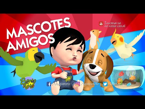 Capa de Bento e Totó - Mascotes Amigos (Desenho Infantil)