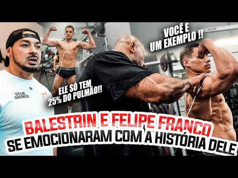 Felipe Franco and Balestrin were moved by Lucas Pulmão's story!!