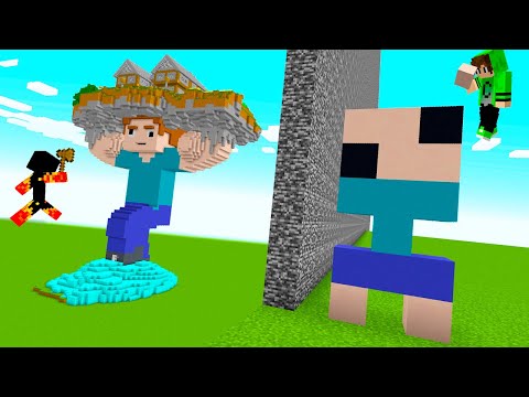 Trolei meu amigo na BATALHA DE CONSTRUÇÃO do MINECRAFT
