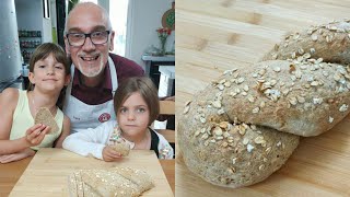 PANE AI FIOCCHI DI AVENA - Ricetta Facile