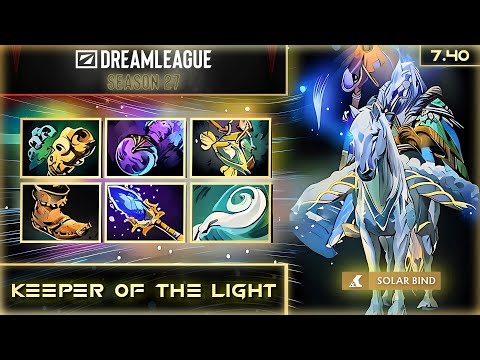 [SUPPORT] SAKSA KEEPER OF THE LIGHT 7.40 | DREAMLEAGUE SEASON 27 | #Dota2 #4K