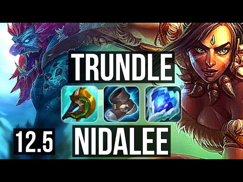TRUNDLE vs NIDALEE (JNG) | 10/1/13, 67% winrate, Legendary, Rank 11 Trundle | EUW Challenger | 12.5