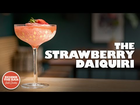 Frozen Strawberry Daiquiri – Behind the Bar