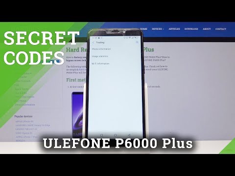 Secret Codes in ULEFONE P6000 Plus