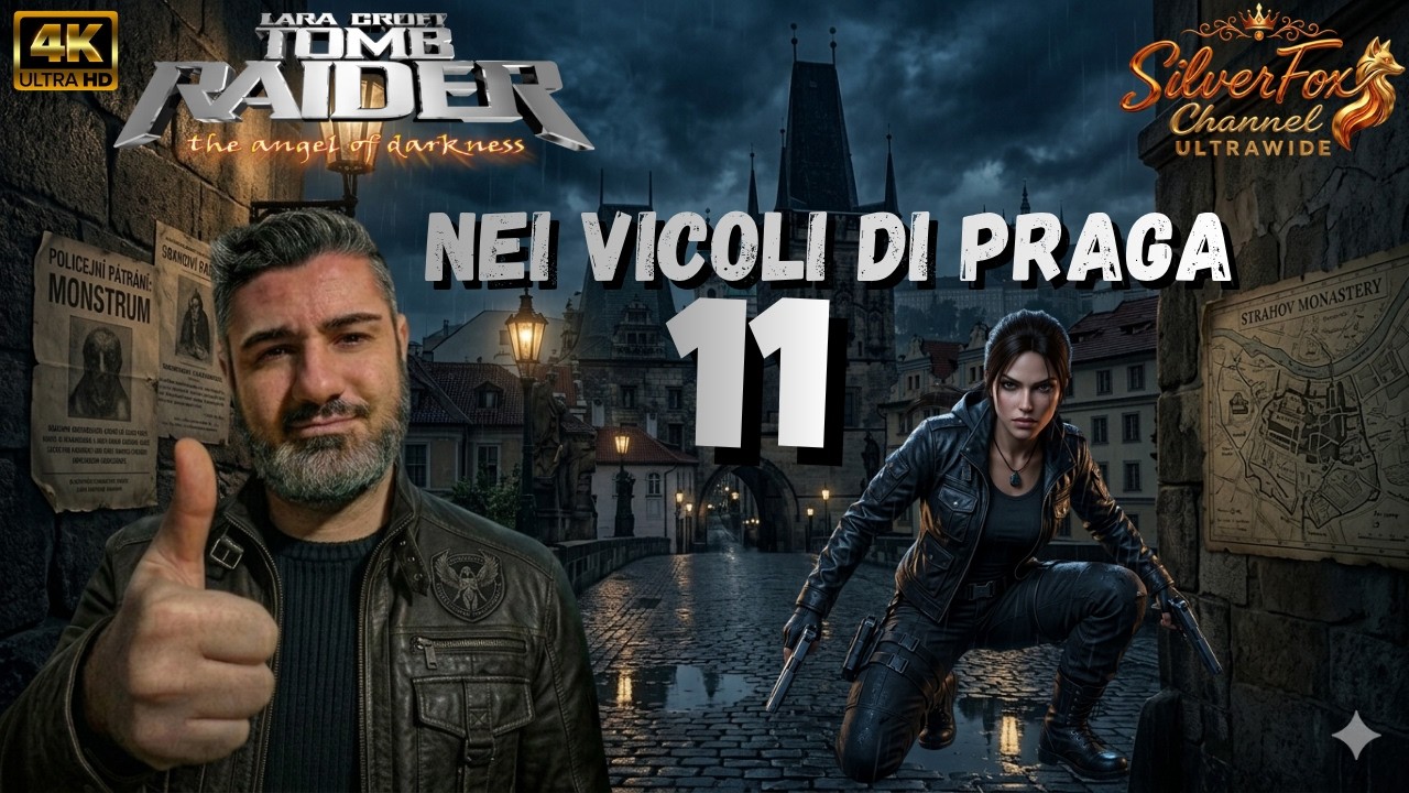 TOMB RAIDER ANGEL OF DARKNESS - 11 - NEI VICOLI DI PRAGA - GAMEPLAY ITA - WALKTHROUGH - ULTRAWIDE 4K
