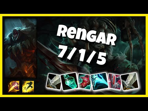 Rengar s11 Jungle Challenger Replay (7/1/5) - NA