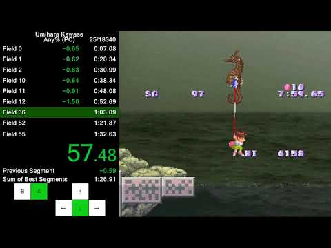 Umihara Kawase any% 1:29.36