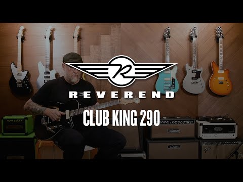 Reverend Club King 290, Roasted Maple Neck and Bigsby and Charlie Christian neck pickup image 8