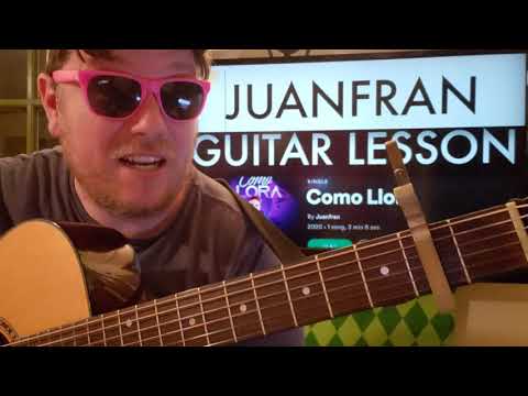 How To Play Como Llora on Guitar by Juanfran // easy guitar lesson beginner tutorial chords