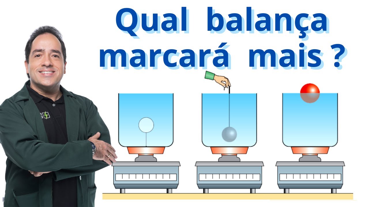 DESAFIO DE HIDROSTÁTICA - QUAL BALANÇA MARCARÁ MAIS ?  ESSA VOCÊ NÃO ACERTA !