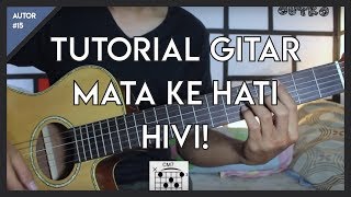 Tutorial Gitar ( HIVI - MATA KE HATI ) LENGKAP!