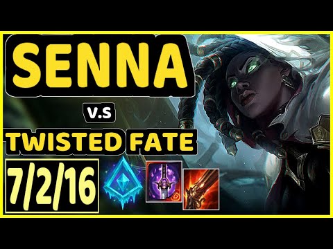 BRUCER (SENNA) vs TWISTED FATE - 7/2/16 KDA MID GAMEPLAY - BR Ranked Challenger