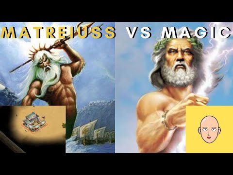 Magic (Zeus) vs Matreiuss (Poseidon) - Age of Mythology: The Titans (Game 5)
