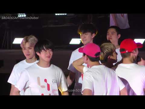 180406 SMTown dubai closing
