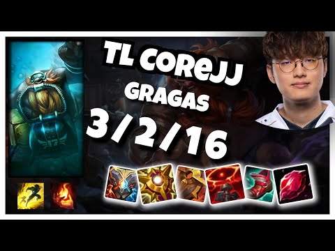 Gragas vs Seraphine TL CoreJJ SUPPORT (3/2/16) - v11.6