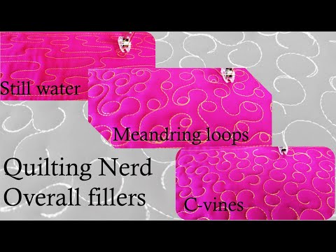 Three easy quilting overall designs for beginners – easy, practical, and fast free motion quilting!