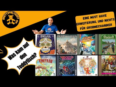 Was kam auf den Teddytisch - Gespielte Spiele und meine Meinung - Brettspiel Teddy - Board Games