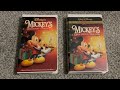 2 Different VHS Versions Of Mickey S Once Upon A Christmas 1999