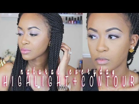 How To ♡ Natural, Everyday Highlight + Contour Routine || FashionablyFayy Video