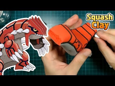 Pokémon Clay Art : Groudon! ground-type Legendary Pokémon!