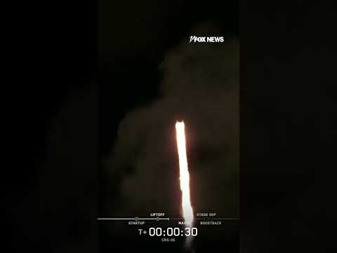 SEE IT: SpaceX rocket blasts off towards International Space Station #foxnews #news #shorts