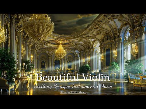 Classical Gold Calming Baroque Instrumental Music - with Beautiful Violin Echoes