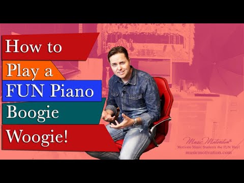 How to Play a FUN Boogie Woogie Left Hand Pattern on the Piano by Jerald Simon