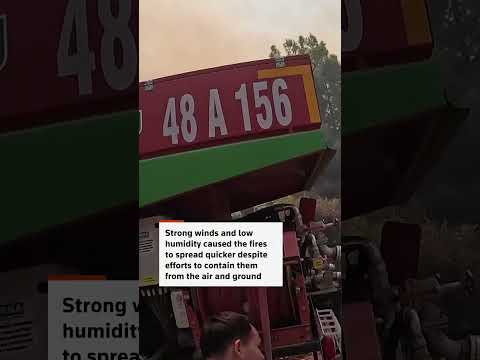 Video Thumbnail: Dramatic fight against Turkey wildfire