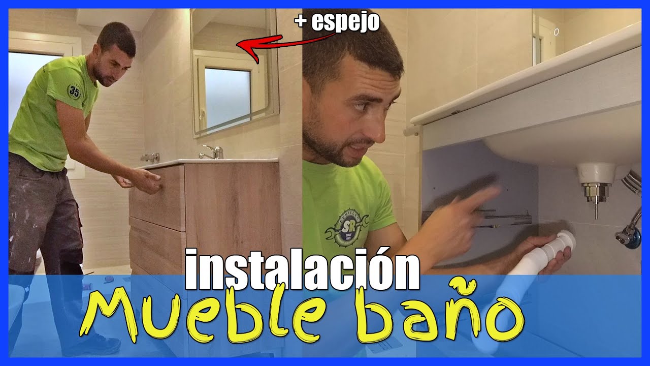 ✅ COMO INSTALAR un MUEBLE DE BAÑO y ESPEJO | Detalles para instalación suspendido | 2021