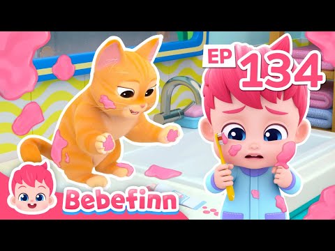 🐈 Boo, The TroublemakerㅣEP134ㅣBebefinn Nursery Rhymes and Kids Songs
