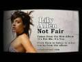 Lily Allen - Not Fair !!With Lyrics!! 