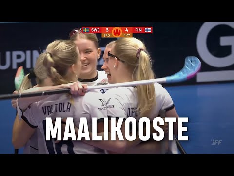 Maalikooste: Ruotsi - Suomi (Naisten MM-kisat pronssiottelu)