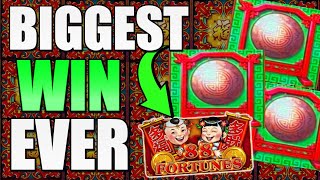 OMG!! I DESTROYED 88 FORTUNES!! MY BIGGEST WIN EVER WITH 4 HANDPAY JACKPOTS! Video Video