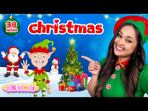🎄 Christmas with Ms Moni | Santa's Missing Hat Adventure | Toddler Learning Videos