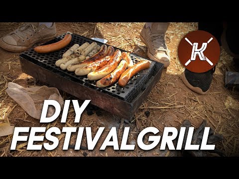 Ein Grill für Dein nächstes Festival einfach selber bauen!