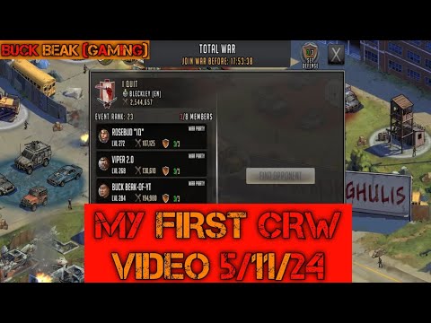 TWD-RTS My First CRW Video 5/11/24