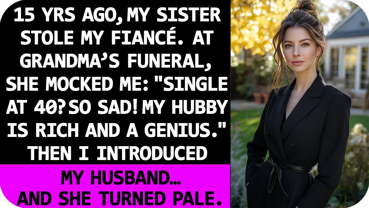 My Toxic Sister Humiliated Me at Grandma’s Funeral…Until My Husband Showed Up