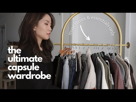 How I created my dream capsule wardrobe | easy guide to 20 winter fashion essentials