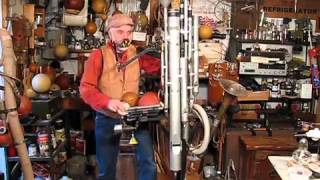 Impressive performance on strange instrument!