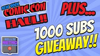 New York Comic-Con haul + 1000 Sub Giveaway!!!