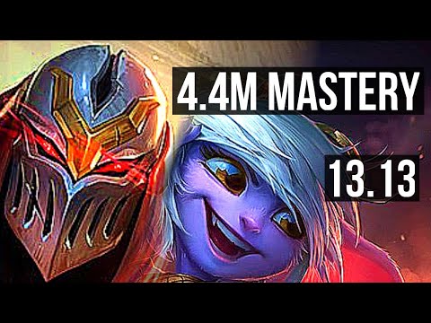 ZED vs TRISTANA (MID) | 4.4M mastery, 16/2/7, 1100+ games, Legendary | EUW Master | 13.13