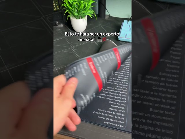 Vídeo relacionado con 1 Alfombrilla De Ratón En Español Con Atajos De Teclado Para Excel, Word, Ppt Y Windows, 300 X 250 Mm, Base Antideslizante De Poliéster De Alta Calidad Para La Oficina Y El Hogar