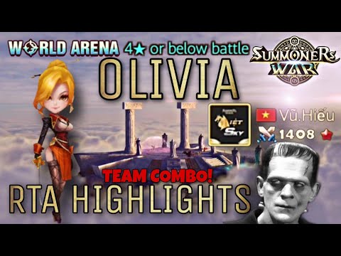 Olivia Team Combo in World Arena - Summoners War