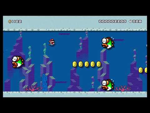 Cheep Cheep Tunnel (Super Mario Maker 2)