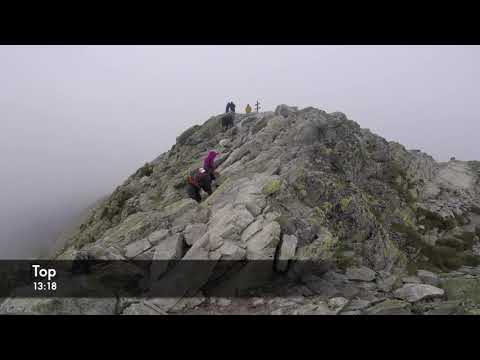 Krywań - top part of the trail to summit, Slovakia