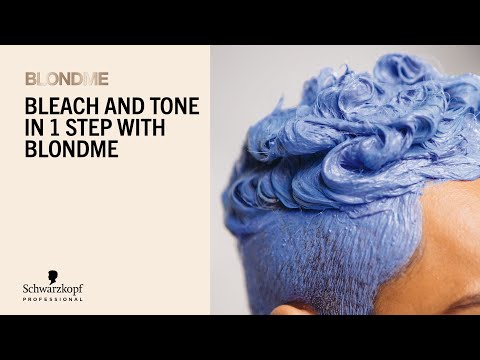 Bleach and tone in a single step with BlondMe